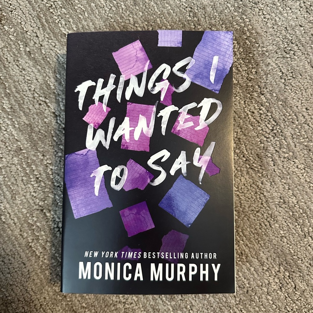 Things I wanted to Say-Book 1 in series